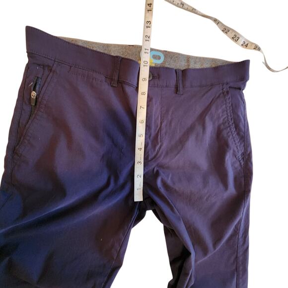 Copper & Oak Men's Performance Pants sz 32X32 Navy Blue, Straight Leg - Picture 8 of 12